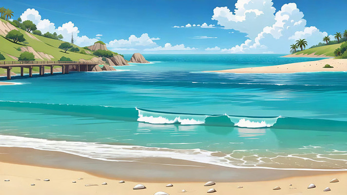 ��ͨ��񺣱߷羰