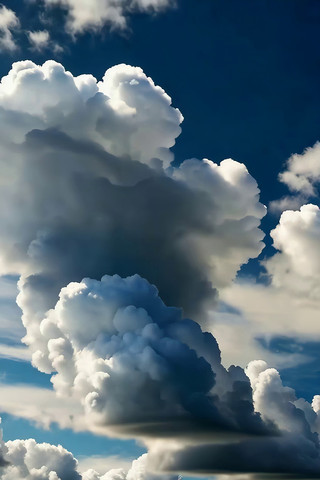 蓝天白云大朵积云景象 蓝天白云大朵积云景象