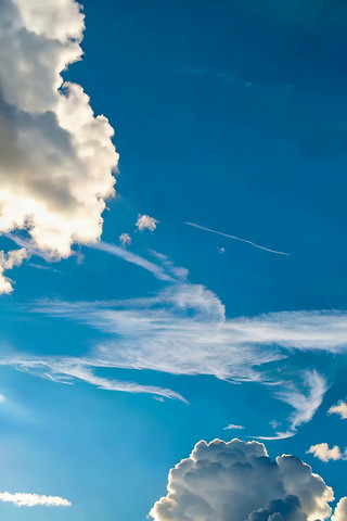 蓝天白云高清天空景象 蓝天白云高清天空景象