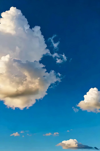 蓝天白云晴朗天空画面 蓝天白云晴朗天空画面