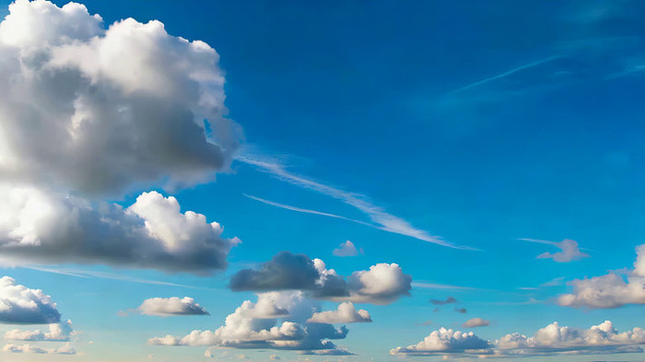 蓝天白云晴朗天空素材 蓝天白云晴朗天空素材