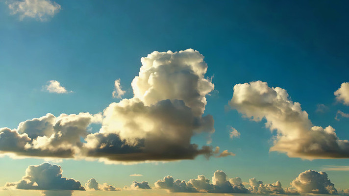 蓝天白云晴天自然景观 蓝天白云晴天自然景观