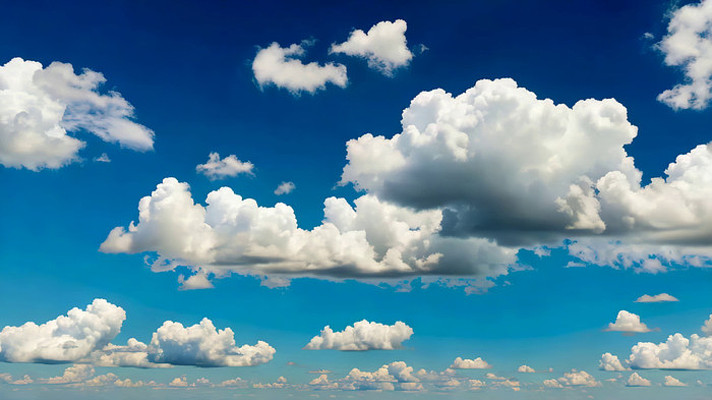 蓝天白云天空景象 蓝天白云天空景象