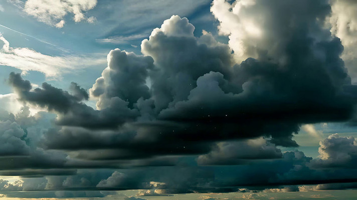 蓝天白云云层天空景象 蓝天白云云层天空景象