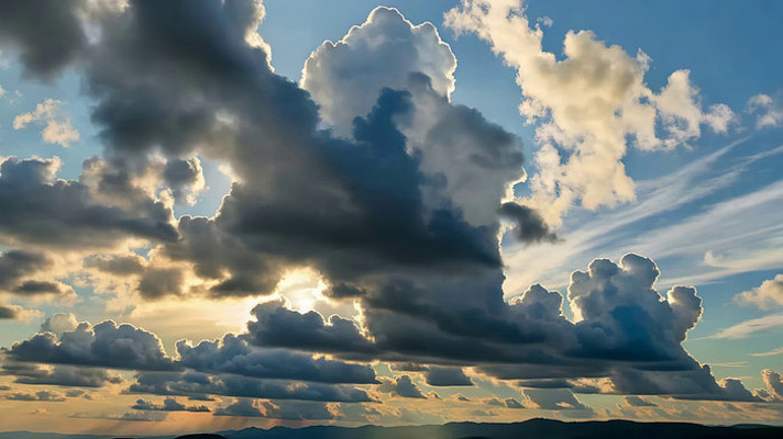 蓝天白云壮丽天空景象 蓝天白云壮丽天空景象