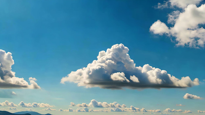 蓝天白云自然风光景象 蓝天白云自然风光景象