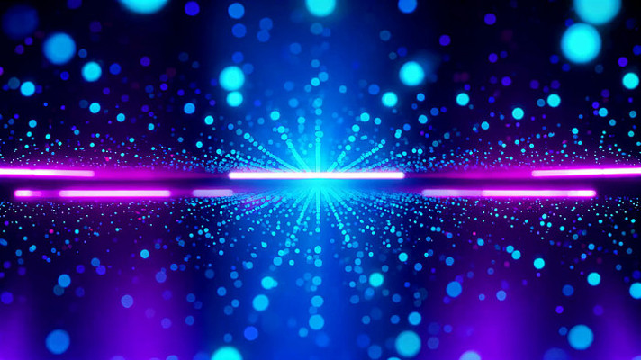 蓝紫色粒子舞台背景素材 蓝紫色粒子舞台背景素材