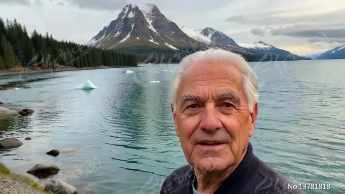 �����ں���ѩɽǰ�Ĳ�Ӱ