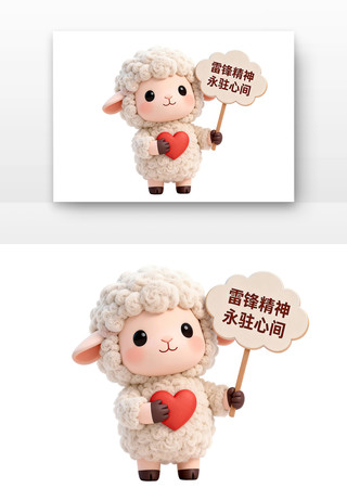 雷锋精神永驻心间学雷锋纪念日卡通 雷锋精神永驻心间学雷锋纪念日卡通