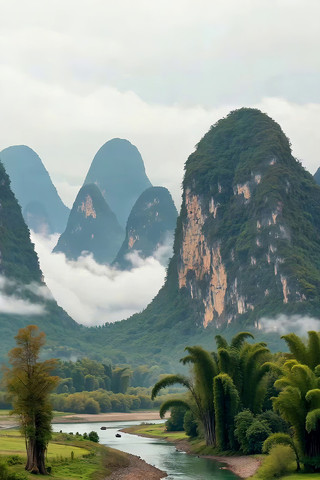 �콭ɽˮ�羰�ز�