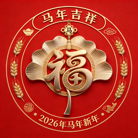马年吉祥福字喜庆装饰图 马年吉祥福字喜庆装饰图