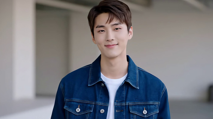 男士牛仔外套半身照素材 男士牛仔外套半身照素材