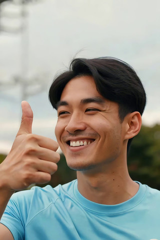 ���ӻ���΢Ц����Ĵָ