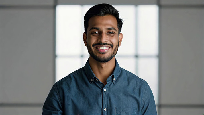 男子竖大拇指微笑素材 男子竖大拇指微笑素材