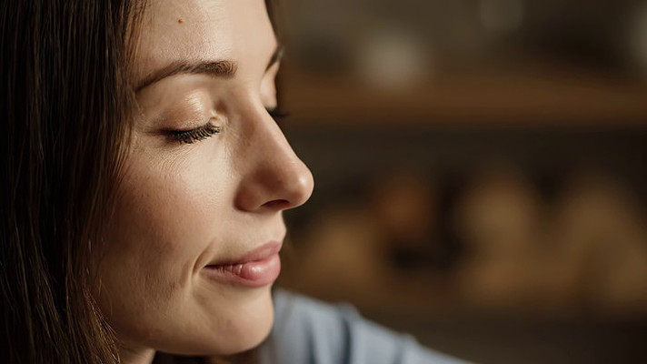 女性面部特写 女性面部特写