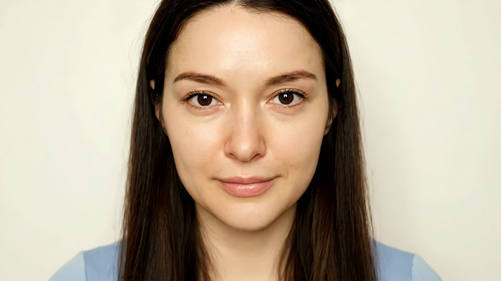 女性正面肖像实拍素材 女性正面肖像实拍素材