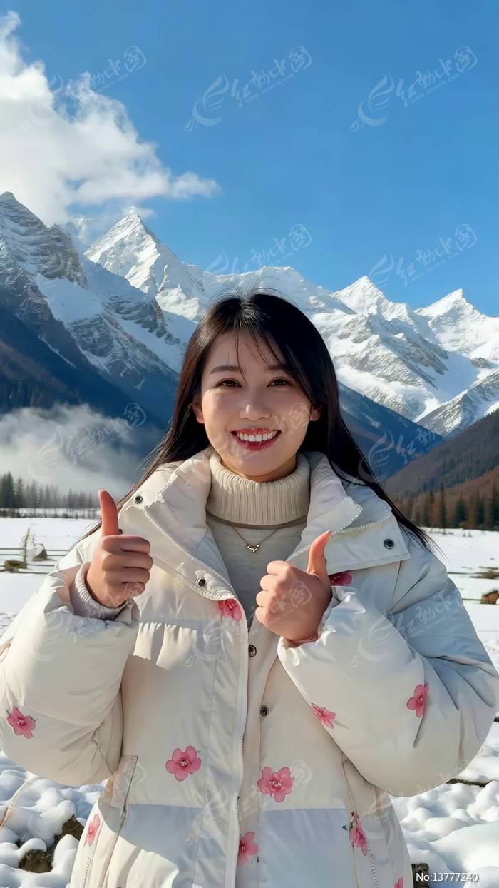 Ů��ѩɽǰ����Ĵָ