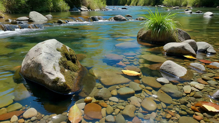 �峺Ϫ����ӵ�ʯ�龰��