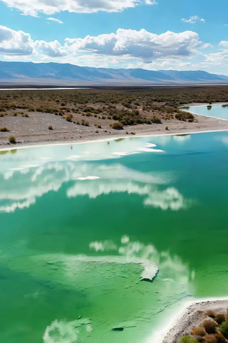 青海翡翠湖自然风光 青海翡翠湖自然风光
