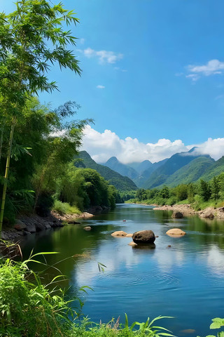 青山绿水自然风景 青山绿水自然风景