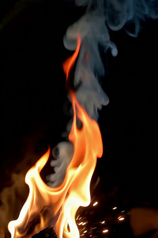 燃烧的火焰特写素材 燃烧的火焰特写素材