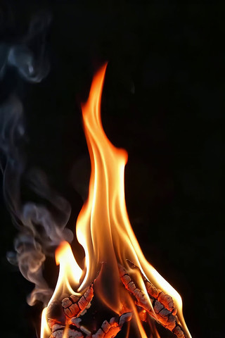 燃烧火焰特写素材 燃烧火焰特写素材