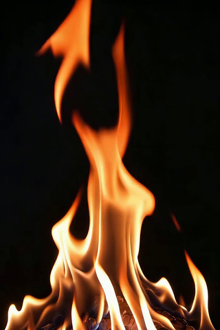 燃烧火焰特写素材 燃烧火焰特写素材