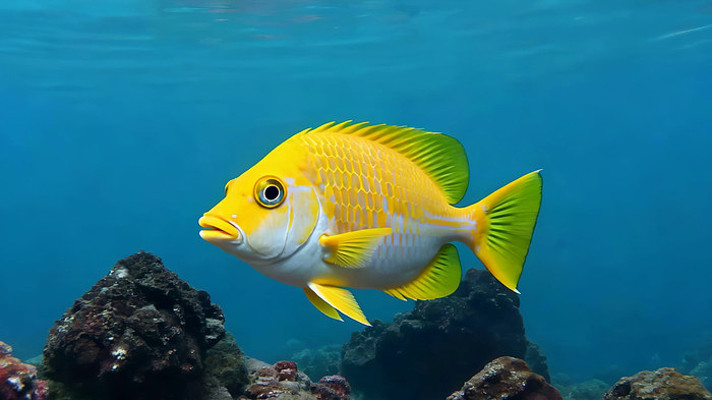 热带鱼海底游动素材 热带鱼海底游动素材