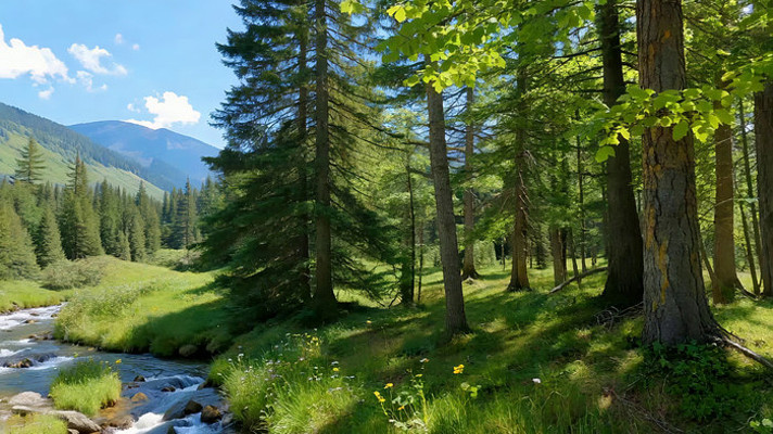 ɭ��ɽ��СϪ��Ȼ���