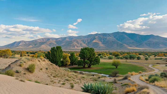 沙漠草原山脉自然风光 沙漠草原山脉自然风光