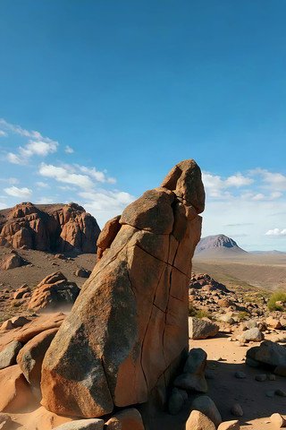 沙漠岩石景观 沙漠岩石景观