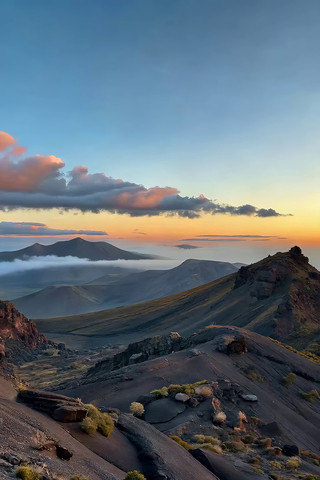 山地日出自然风光 山地日出自然风光