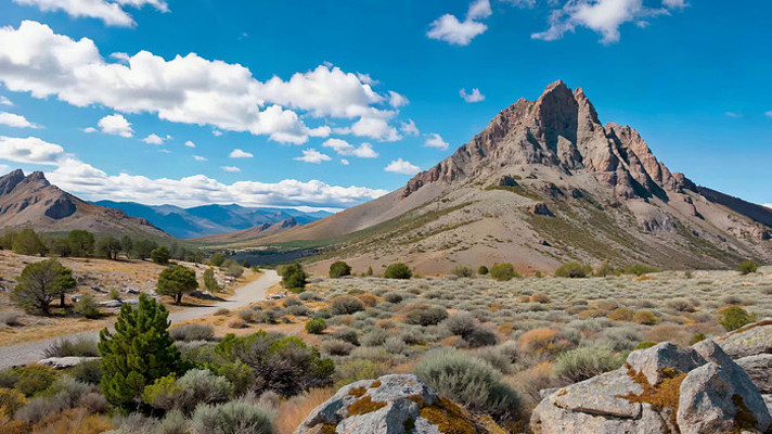 山地自然风光全景 山地自然风光全景