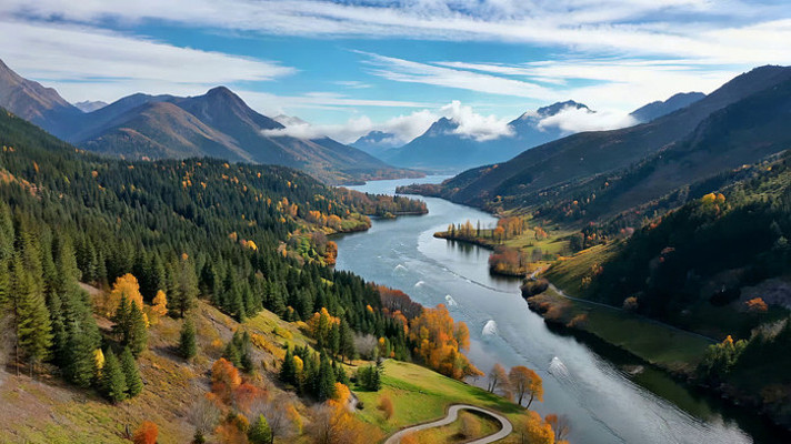 ɽ�Ⱥ���ɭ����Ȼ���