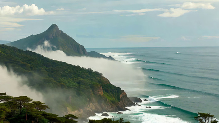 山海相依自然风光 山海相依自然风光
