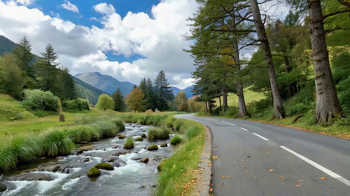 ɽ�乫·��Ϫ��ɭ�ַ羰