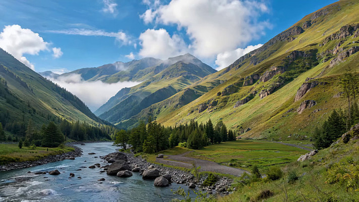 ɽ�����ɭ����Ȼ���