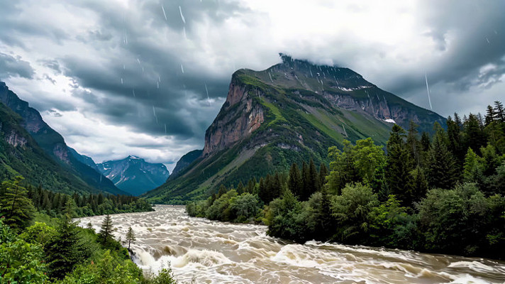 ɽ�����ɭ����Ȼ���