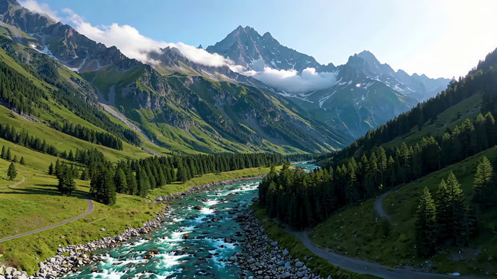 ɽ�����ɭ����Ȼ���