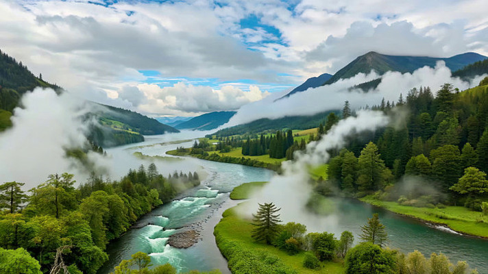 ɽ�����ɭ����Ȼ���