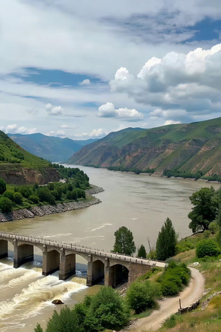 ɽ������ϵ�ʯ�ŷ羰