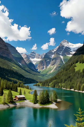 ɽ�����ɭ����Ȼ���