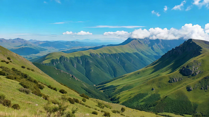 山间绿野自然风光 山间绿野自然风光