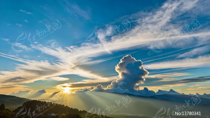 ɽ���ճ����⴩͸�Ʋ㾰��