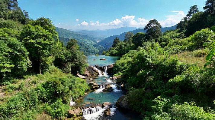 ɽ��Ϫ��ɭ����Ȼ���