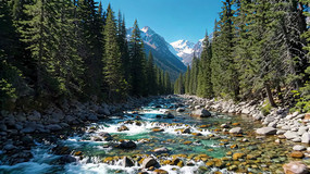 ɽ�ּ������ѩɽ��Ȼ����