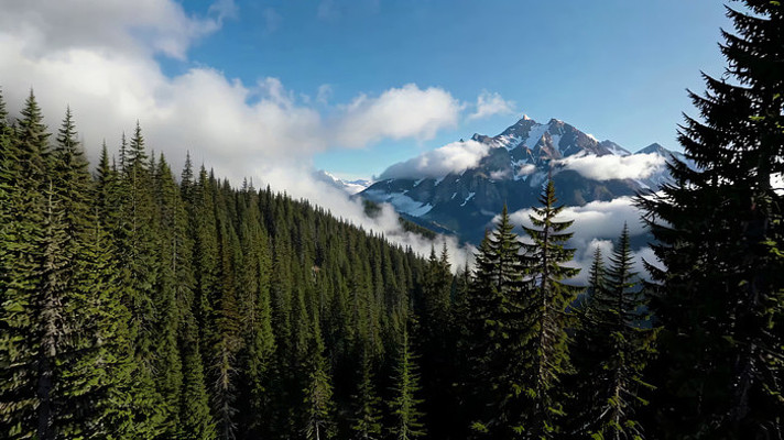 山林云海自然风光 山林云海自然风光