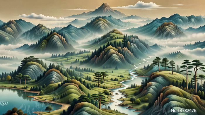 ɽˮ���廭�ز�