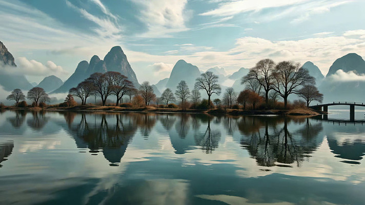 ɽˮ�羰��Ӱ����