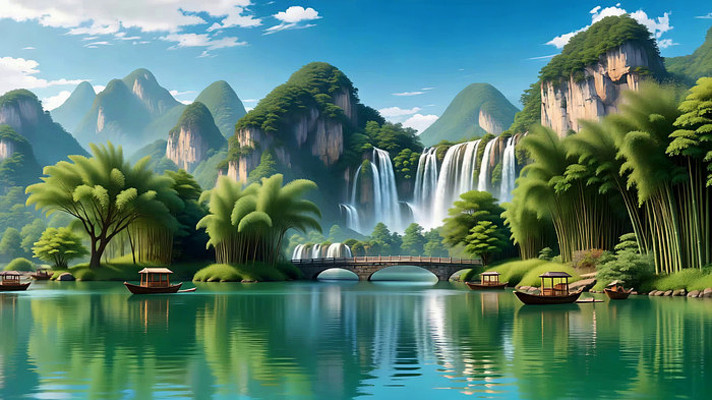 ɽˮ�羰�ŷ���Ȼ�����ز�